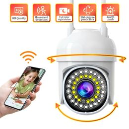 4mp HD IP Camera 2.4G 5G Wifi Wireless Outdoor PTZ Camera 2K Mini Speed Dome CCTV Vigilancia Cámara Proy Alexa Google Home