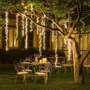 4mx1.5m conectable LED Festoon String Fairy Light Garland Christmas Light String Tree Outdoor Garden Party Decoración de la boda 201201