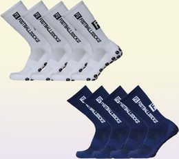 4pairsset fs chaussettes de football Grip Nonslip Sports Socks Professional Competition Rugby Soccer Soccs Hommes et femmes 2201054607151