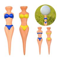4pc / sac exquis plastique durable sexy fille bikini fille golf modèle tee femme modèle golf t-shirt