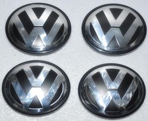 4PCS 0410 pour VW Touareg Car 16quot17quot18quot19quotwheel central Caps Caps D76mm3quot 68mm INSERT 7L6 601 1492872657