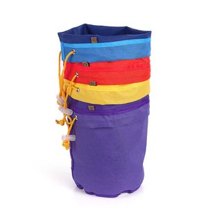 4 unids Bolsa de filtro de 1 galón Bolsa de burbujas de nylon Kit de extractor de esencia de hielo a base de hierbas Bolsas de extracción de micrones con pantalla de prensado 210615