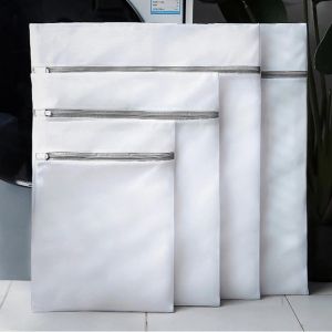 4pcs / 1 Sac à linge en maille Sac à linge en polyester Sacs de lavage à linge gros