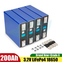 4 Uds 3,2 V 200Ah 202Ah LiFePO4 celda de batería no 150Ah para 12V 24V 400Ah EV RV paquete de batería de alta capacidad Diy Solar UPS Power