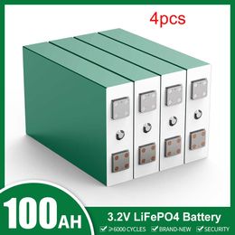 4 stücke 3,2 V Lifepo4 Batterie 100AH Grade A Wiederaufladbare Solar Lifepo4 Batterie Zellen Pack Für 12 V 24 V 48 V Boot Golf Warenkorb RV Gabelstapler