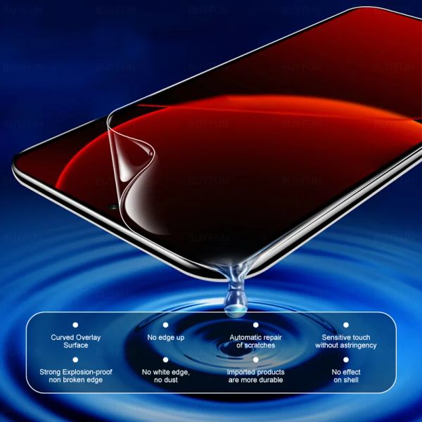 4pcs 30000d Film d'hydrogel souple pour Xiaomi Xaiomi Xiaomy MI13T Xiaomi13T 13 T Protecteur d'écran Not Glass Xiomi Xiami 13T Pro
