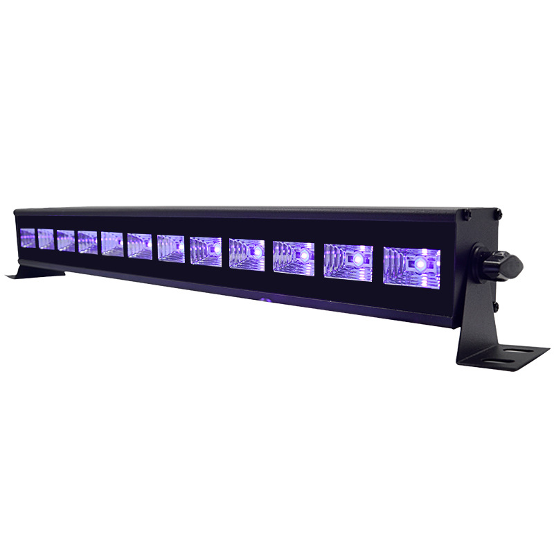 4pcs 36W Purple Light Adecuable para fiestas de Navidad de Halloween luces de barra LED Iluminación de lavado de pared