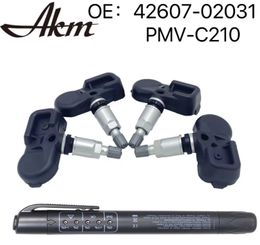 4 pièces 4260702031 PMV-C210 capteur TPMS de voiture système de surveillance de la pression des pneus stylo à huile de frein pour Toyota RAV4 Lexus CT ES LX NX RX