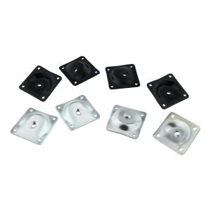 4pcs 58 * 58 * meubles de 2 mm chaise de chaise de chaise de montage plaque de montage de table canapé de support