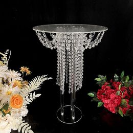 4 stcs 60 cm hoge acryl trouwtafel middelpunt acryl bloemstand romantische weg looddecoratie transparante cakebak