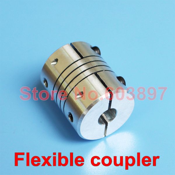 4pcs Aluminium CNC MOTEUR DE MOTEUR COUPPLEUR COUPLAGE FLEXIBLE D25 L30 5/6 / 6.35/8/10/12/12.7 mm