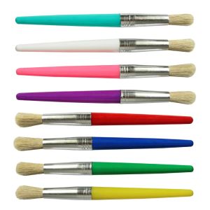 4pcs art pinceau rond peinture pointu brosse laine de cheveux couleurs couleurs acryliques brosse stylo pincel para piltura art fournitures