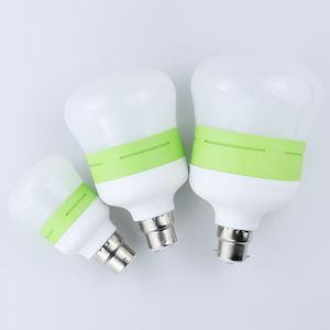 4 pièces B22 lampe à LED ampoule pas de scintillement 5W 10W 20W 30W 220V LED Ampoule Blub pour intérieur maison cuisine éclairage haute luminosité D2.0