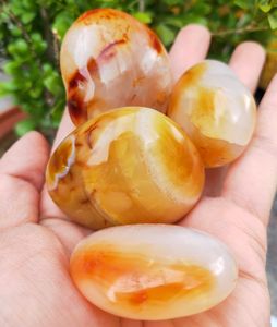 4 pièces belle agate rouge naturelle cristal coeur cornaline quartz coeur spécimen pour le jour de Thanksgiving cadeau guérison