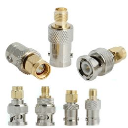 4pcs BNC a conectores SMA tipo Kit de prueba de prueba de prueba de conector de RF femenino masculino