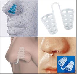 4pcs Boîte Arrêt de ronflement Magnetic Anti Snore Apnea Clip de nez Mini Dispositif anti-norme transparent Équipement de couchage sain DB8454637