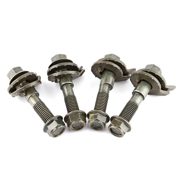 4pcs Cam Bolt Camber Kit Bolt 14mm Véhicules Steel Car-Styling Four Wheel Alignment Réglable Hot