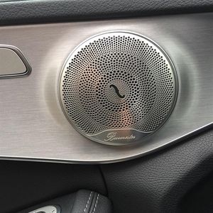 4 pièces voiture haut-parleur couverture garniture porte haut-parleur couverture garniture voiture accessoires intérieur pour Mercedes Benz E C GLC classe W213 W205266B