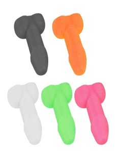 4pcs voiture vélo pneu nouveauté de soupape de silicone cape de tige de tige de pénis forme drôle pandgag parodie