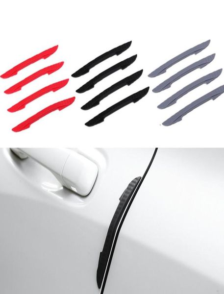 4pcs Car Autocollant Car Pard de gueille Protteur de protection Tampon SCRACK SCRACK CRASH BAR STRIPE AUTO PUBLAGE AUCUNE COIN DE TRING GARNES1617177