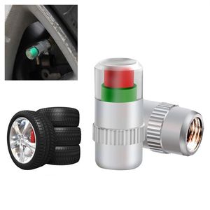 4 PCS Car-Styling Pneu De Voiture Pression Des Pneus Bouchons De Tige De Valve 2 4bar 36PSI Capteur Oeil Air Alerte Pression Des Pneus Outils De Surveillance Kit3004