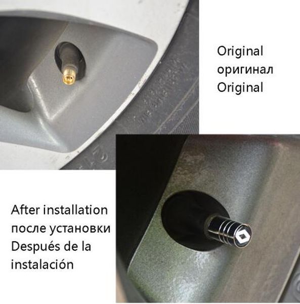 Insignia adhesiva para coche, tapa de válvula de neumático, tapa antipolvo para protector antipolvo para Renault megane 2 logan renault, accesorios