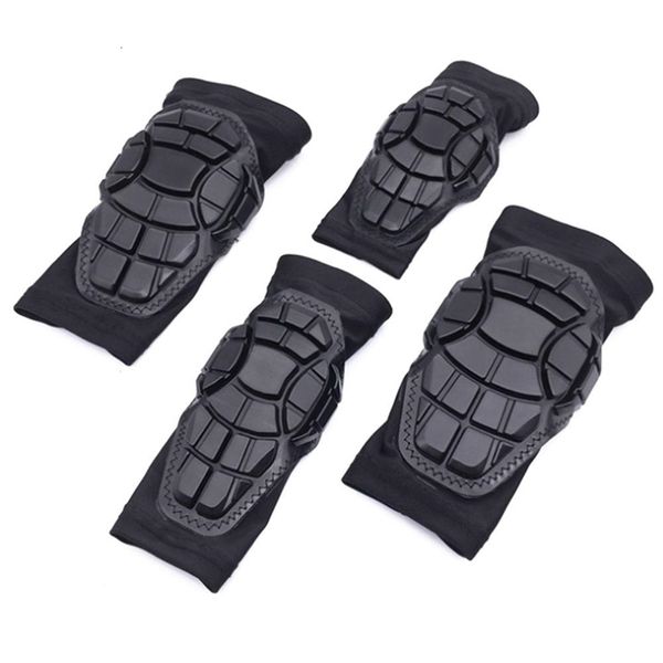 4 pcs enfants sport genouillère Balance vélo coudières soutien Fitness Gear basket-ball orthèse protecteur planche à roulettes genouillères 240108