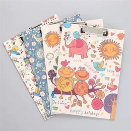 4PCS Clipboards Standaard A4 Lettergrootte voor studenten Leraar Woman en Kids Decoratief papierhouder Clip Board Low Profile Clip