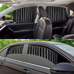 4 PCS Rideaux Installation Magnétique De Voiture Pare-Brise Pare-Soleil Rideau Côté Fenêtre Uv Protection266m