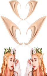 4pcs Elf Erecs Medium and Long Style Cosplay Fairy Pixie Softs pointues Tips Anime Party Dress Up Costume Accessoires Masquerade Hall9481837