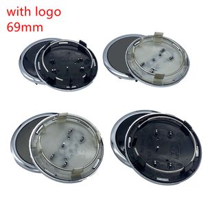 4pcs wielafdekkingen Hub Cap Center Cover 69mm ABS Materiaal Logo -hoes