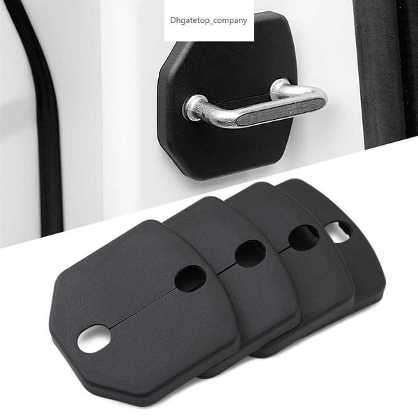 Couvercle de serrure de porte de voiture antirouille, 4 pièces, pour Ford Focus 3 Fiesta Kuga 2 Escape 2013, boucle de verrouillage de porte, étui de protection, capuchon autocollant