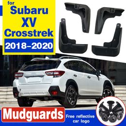 Guardabarros de coche delantero y trasero de 4 Uds para Subaru XV Crosstrek 2018, guardabarros, accesorios de guardabarros 2019 2020