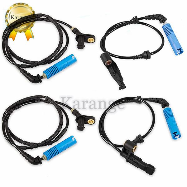 4 Uds Sensor de velocidad de rueda delantera + trasera de coche para BMW E46 316 318 320 330 Z4 E85 E86 34526752681 34526752682 34526752683 GPS