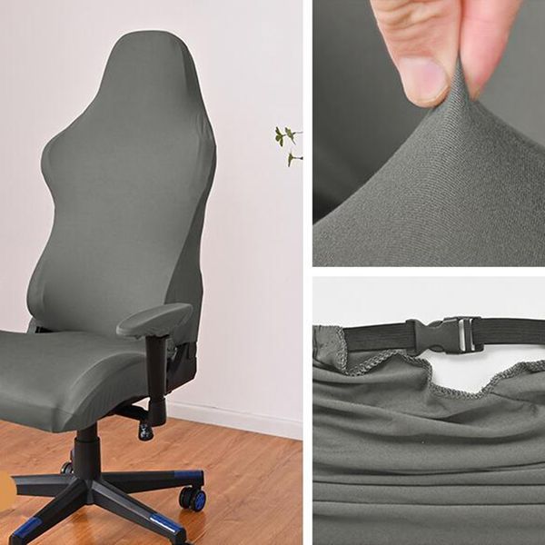 Couvertures de chaise de jeu 4pcs avec couverture de siège de bureau à accoudoir à accoudoir spliover pour le protecteur en fauteuil en ordinateur Cadeira Gamer New