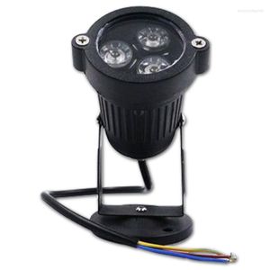 4 Uds. De luces de jardín, lámpara LED para césped al aire libre, 220V, 110V, 12V, 3W, 9W, bombilla con punta de paisaje, resistente al agua, IP65, foco para patio de camino