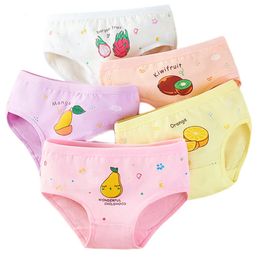 4pcs Girls Cotton Briefes Enfants sous-vêtements Princesse Girl Imprimée PALIANTE BREVES PAUTES CONFORTS CONFORTS TIME 2T-10T 240329