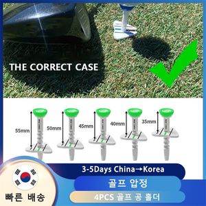 4PCS Golf Tacks Practice Ball Holder Tees Outdoor Mini Training Aids Accessoire Stud Supplies 220812