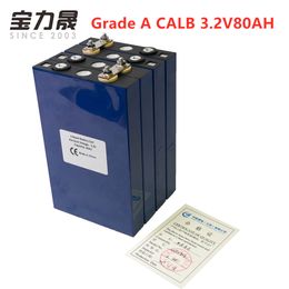 4 pièces Grade A 3.2V 80Ah lifepo4 batterie 2020 nouveau CALB 4S 12v80ah cellules pas 100Ah 120AH pour pack EV Marine RV Golf ue sans taxe