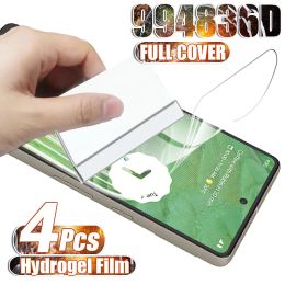4PCS Hydrogel -filmscherm Bescherming voor Google Pixel 7 Pro 6A 5A 4A 5G Scherm Protector Pixel6 Pixel 7Pro 6 A Pixel6a Not Glass