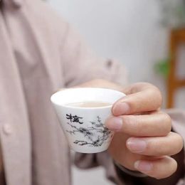 4pcs Kung Fu Tea Cup Ceramic Tea Set Accessors Cups and Mugs Yixing Tapot Teaware Samovar Kettles Gaiwán Shu Puer