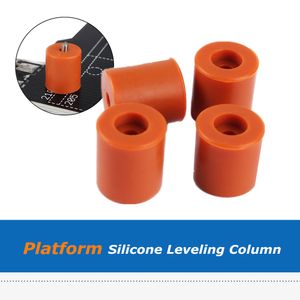 4pcs/lot High-Temp Resistant Heatbed Silicone Solid Spacer Leveling Column Pad For CR-10/ CR10s Ender-3 3D Printer Parts