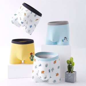 4pcs / lot sous-vêtements pour enfants pour garçons dessin animé voiture impression culotte coton confortable caleçon mignon enfant en bas âge bébé boxeurs vêtements adolescents 210622