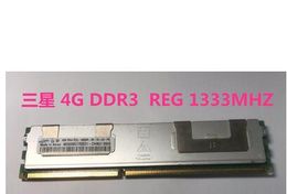 4PCS LOT SAMSUNG DDR3 1333 RECC 4G SERVER MEMORY PC3-10600R 2RX4 4GB G3