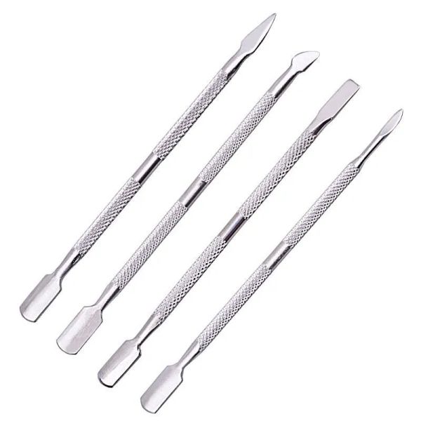 4pcs / lot Rémêlement de cuticule en acier inoxydable