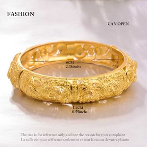 4pcs / lot Top Quality Dubai Bangles Gold Color for Women Bride Wedding Bride Bracelet Africa Bijoux arabe 2109184QK6