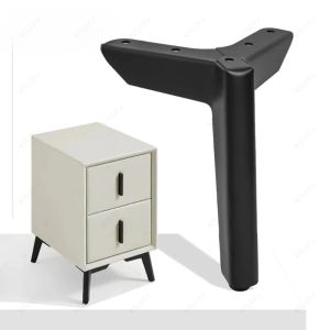 4-stks metalen meubels benen zwart goud voor bank met de bank bed kast bureau salontafel voet vervangende poten hardwarehoogte 8-15 cm