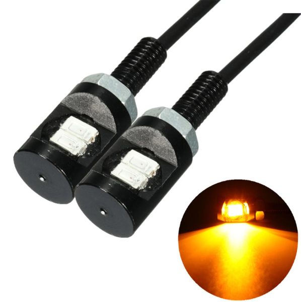 4pcs Numéro de moto Lights Plaque d'immatriculation 12V LED 5630 SMD AUTO TAIL AVANT BOULON BOULONS BOULONS7151850