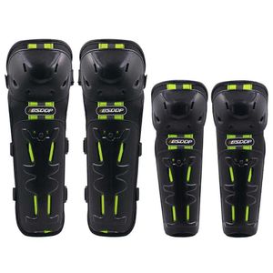 4PCS Moto Scooter Genouillère Coudières Accessoire Skate Ski Silder Équipement de Protection Protecteur Sport Gardes Sécurité Q0913