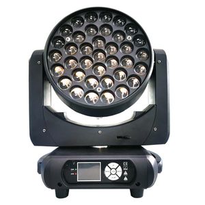 4 Uds. Cabeza móvil dmx zoom wash lyre led 37x15w Rgbw 4 en 1 Zoom cabeza móvil escenario Led Super haz de luz para evento fiesta club boda